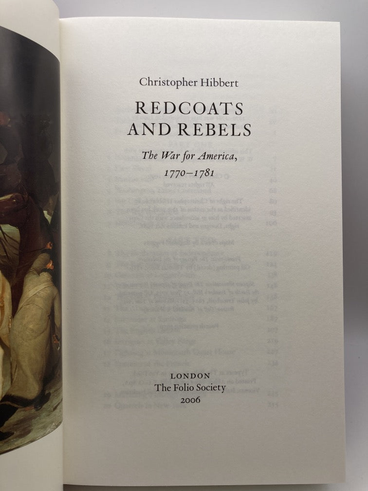 Redcoats and Rebels: The War for America 1770-1781