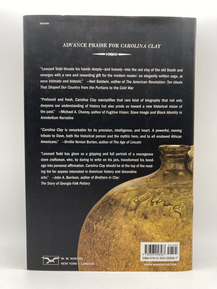 Carolina Clay: The Life and Legends of the Slave Potter Dave