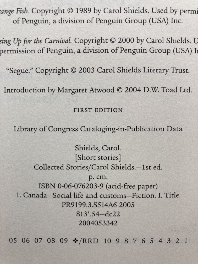 Carol Shields: Collected Stories