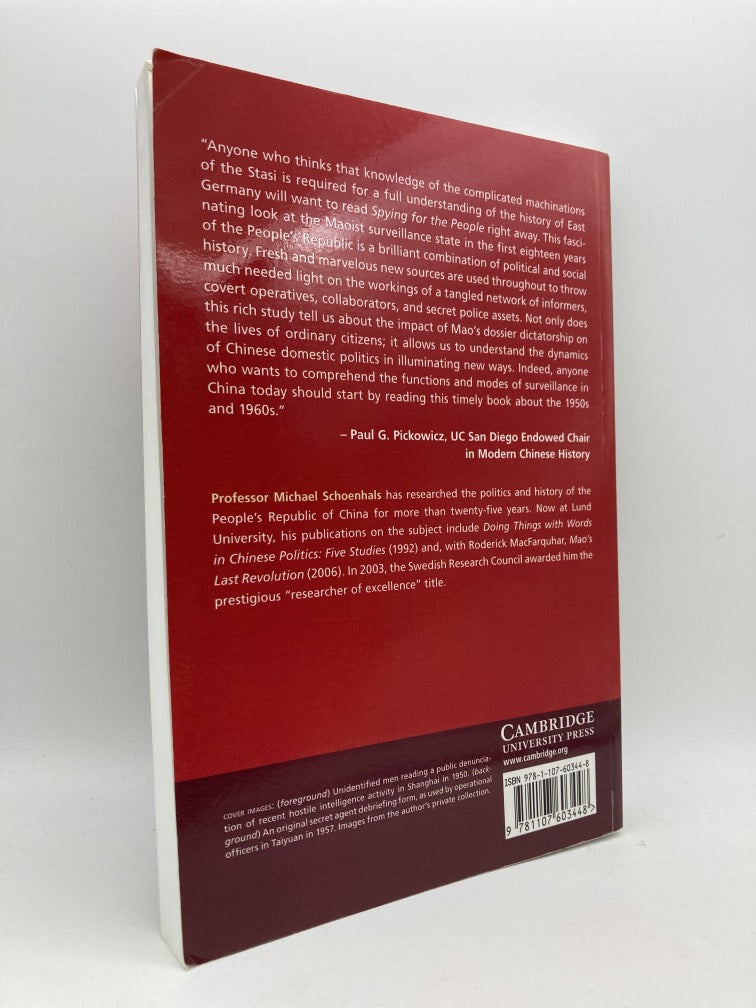 Spying for the People: Mao's Secret Agents, 1949-1967