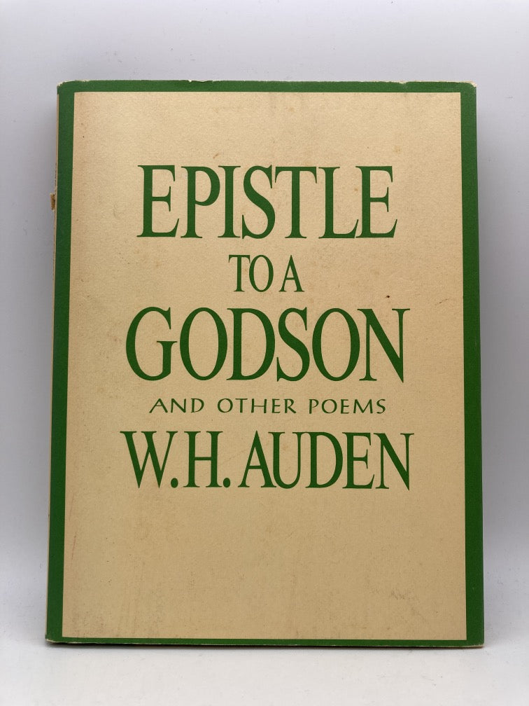Epistle to a Godson and Other Poems