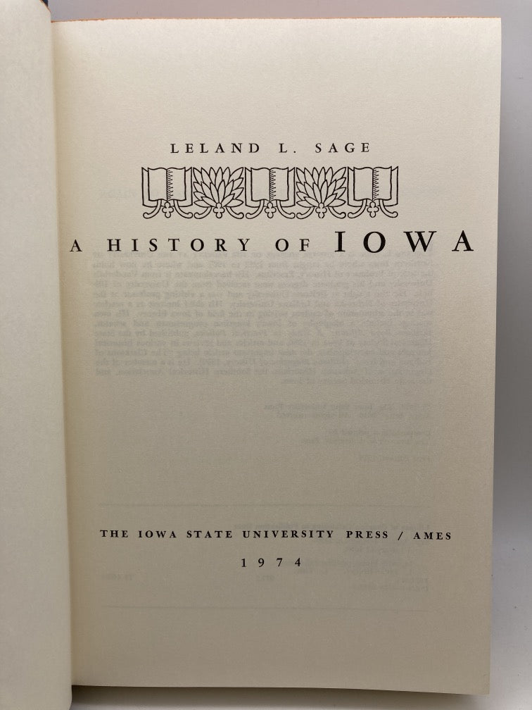 A History of Iowa