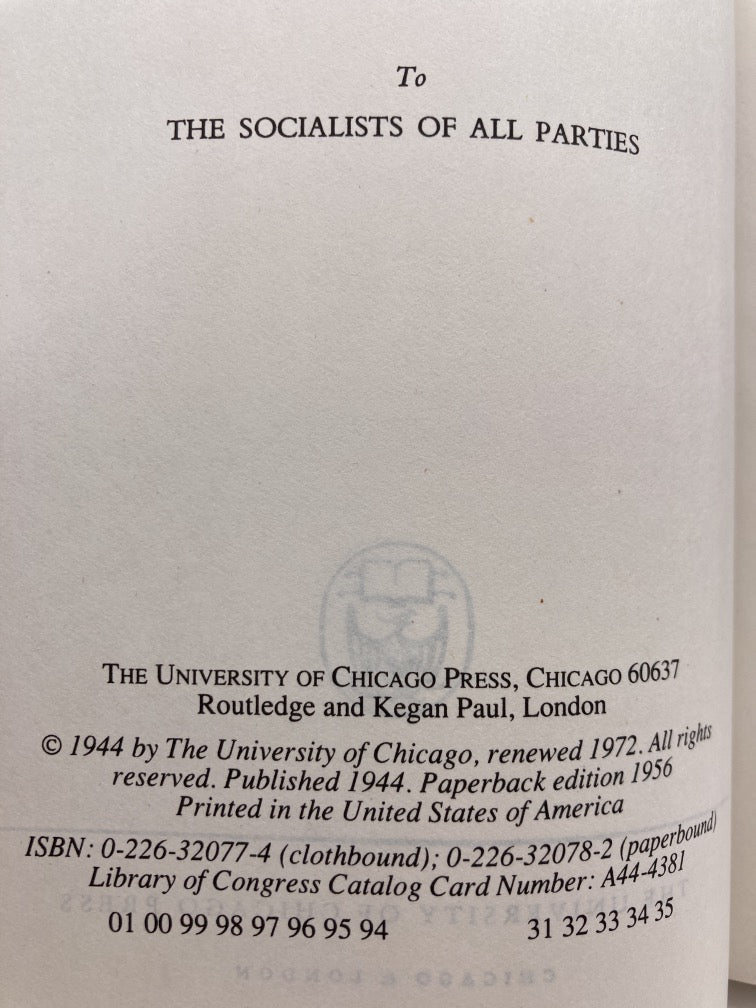 The Road to Serfdom: A Classic Warning Against the Dangers to Freedom Inherent in Social Planning