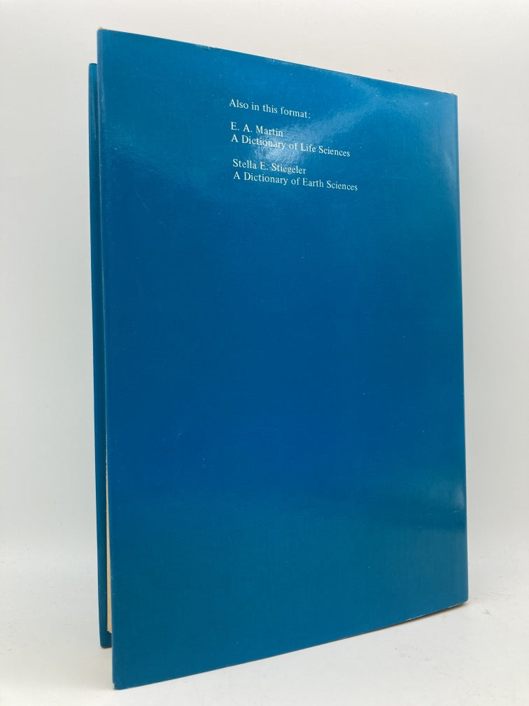 A Dictionary of Physical Sciences