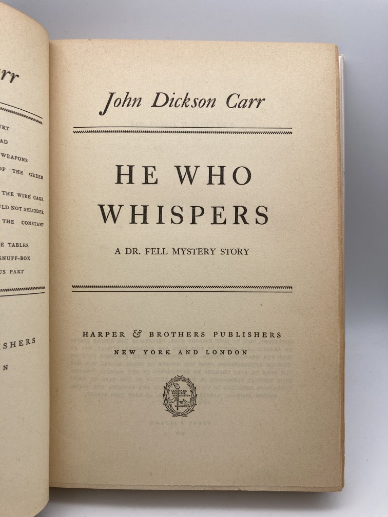 He Who Whispers
