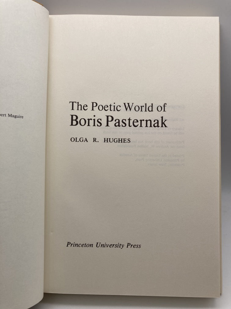 The Poetic World of Boris Pasternak