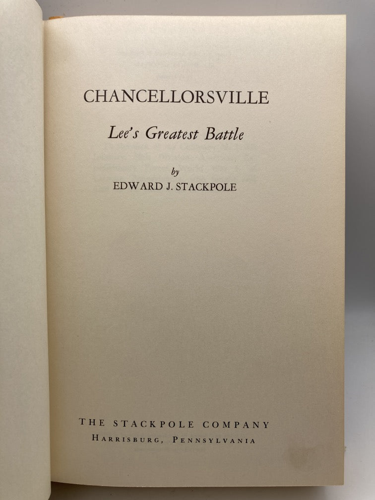 Chancellorsville: Lee's Greatest Battle