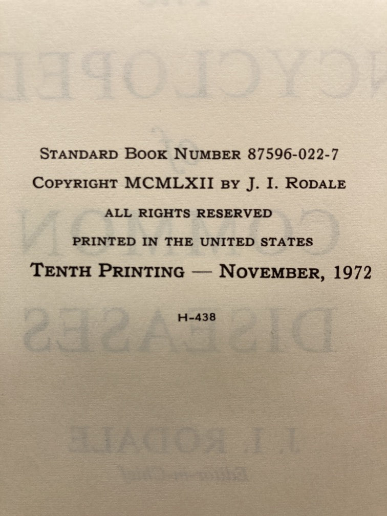 Encyclopedia of Common Diseases