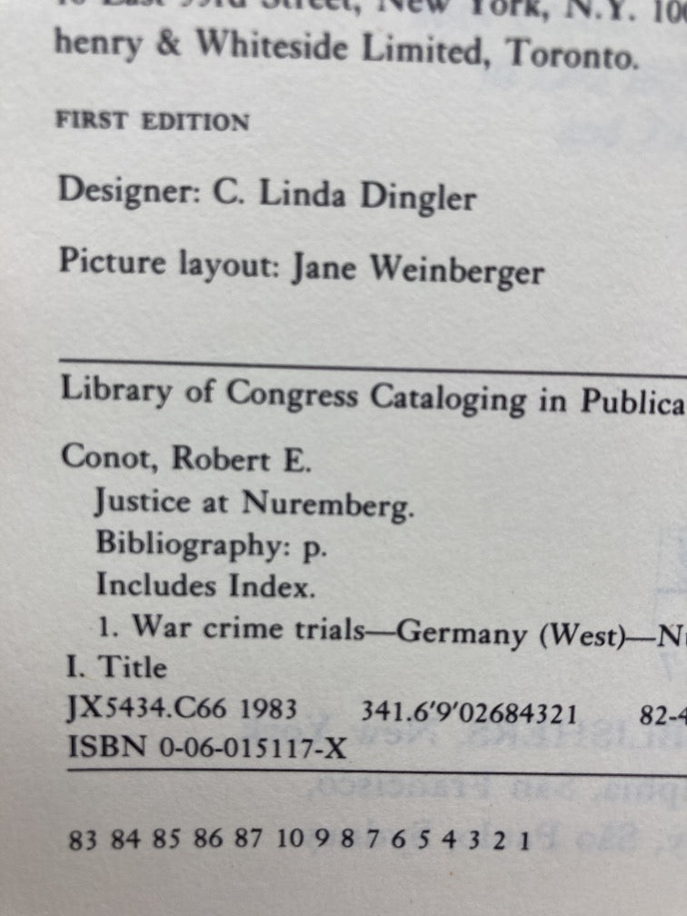Justice and Nurenberg