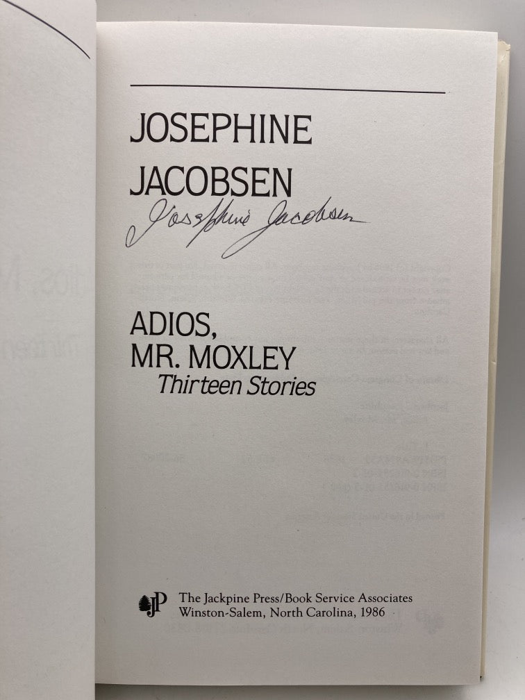 Adios, Mr. Moxley: Thirteen Stories