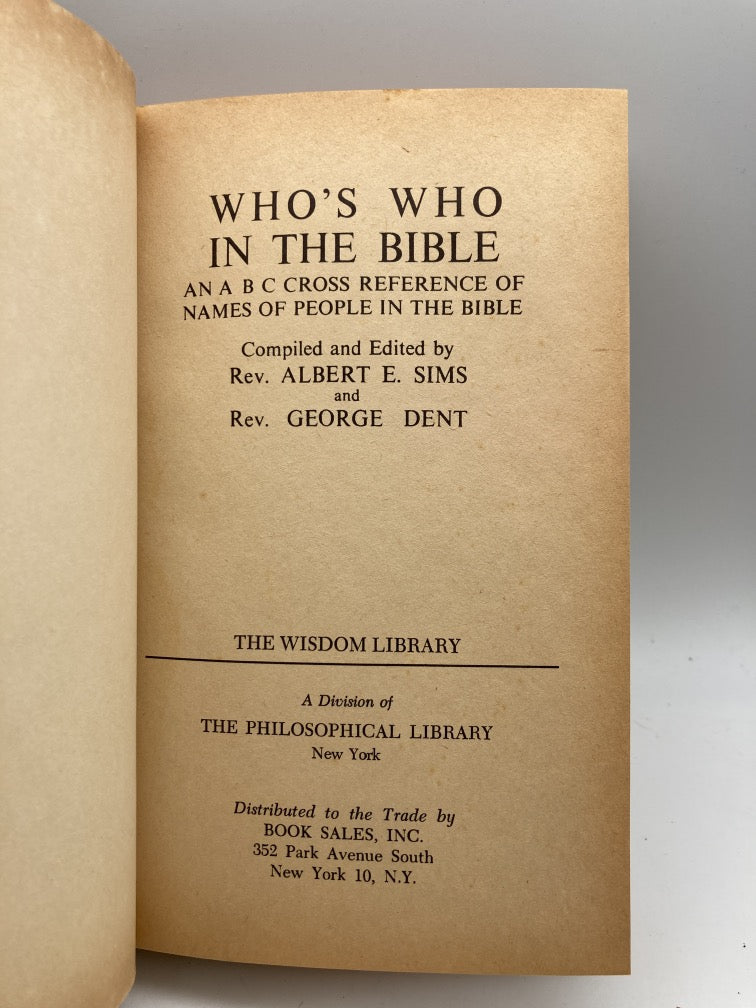 Who's Who in the Bible