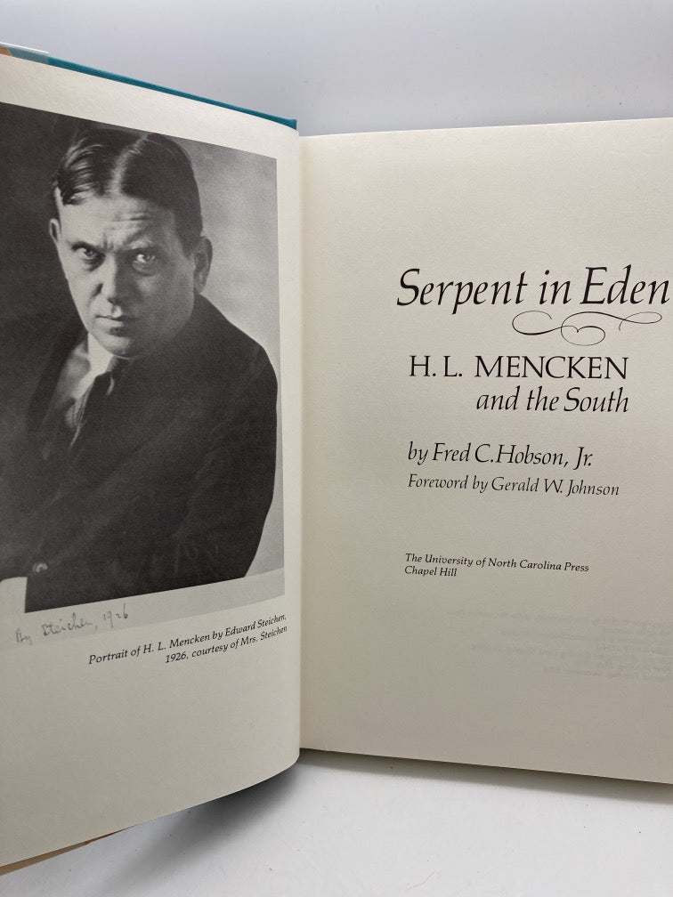 Serpent in Eden: H.L. Mencken and the South