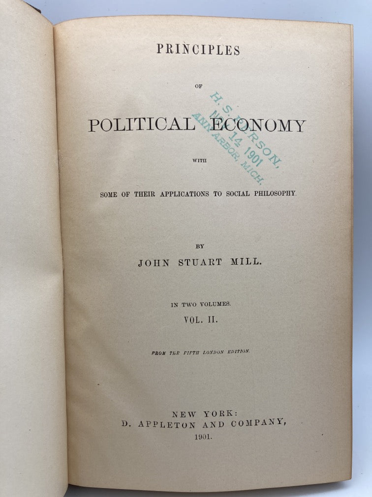 Principles of Political Economy: Vol. 2