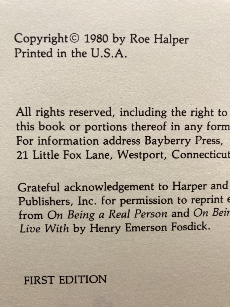 Roe Halper: Three First Editions (2 Signed)