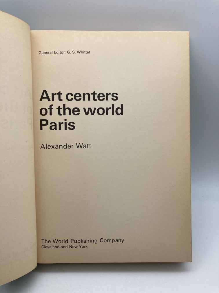 Art Centers of the World: Paris