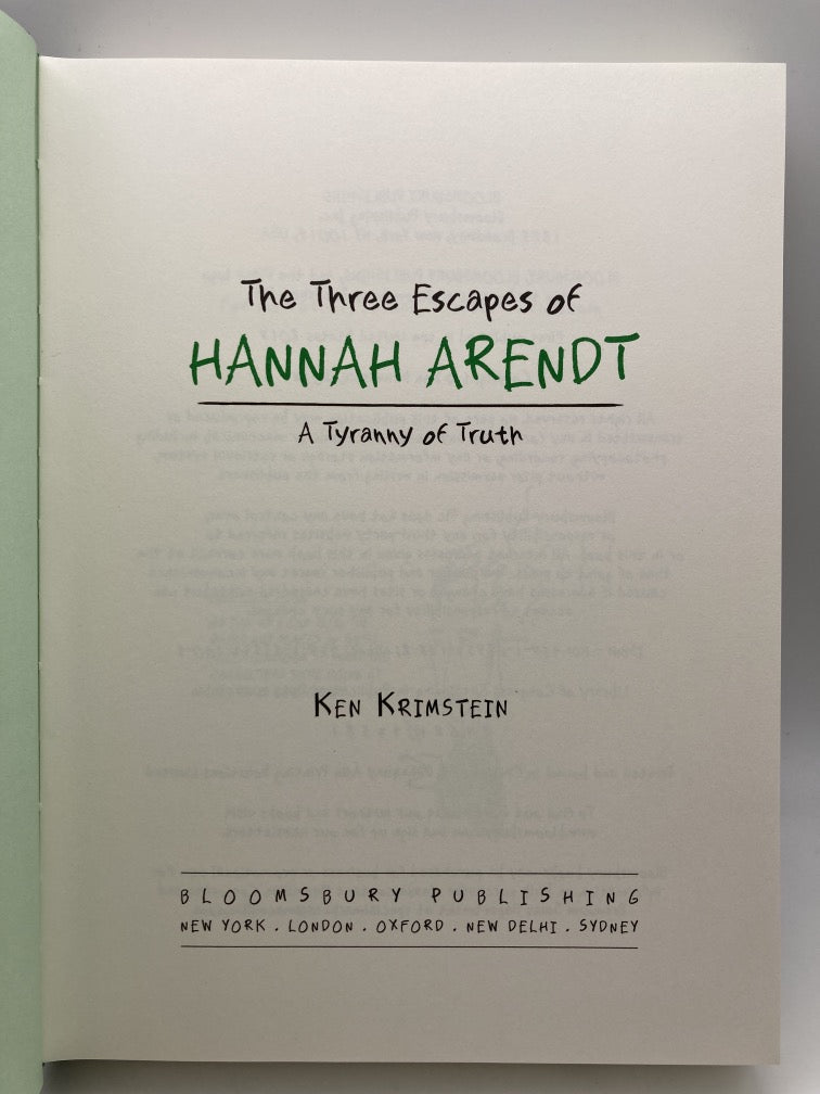 The Tree Escapes of Hannah Arendt: A Tyranny of Truth
