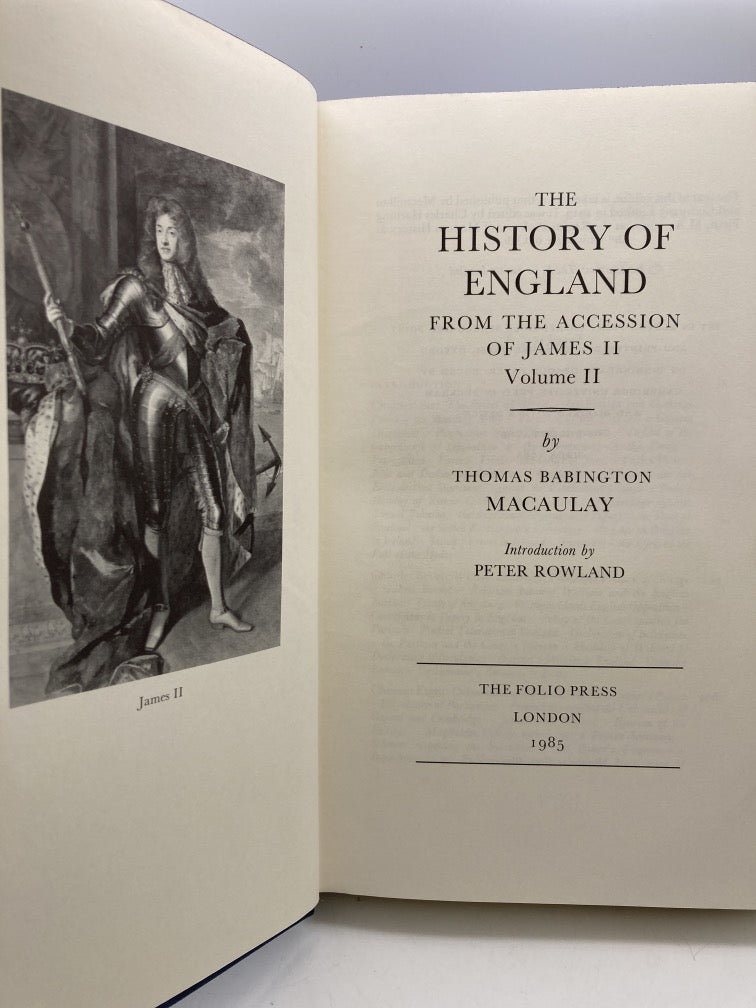 The History of England from the Accession of James II : Volumes 1 & 2 in Slipcase (Folio Society)