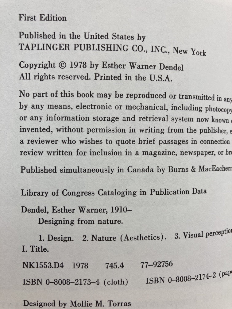 Designing from Nature: A Source Book for Artists and Craftsmen