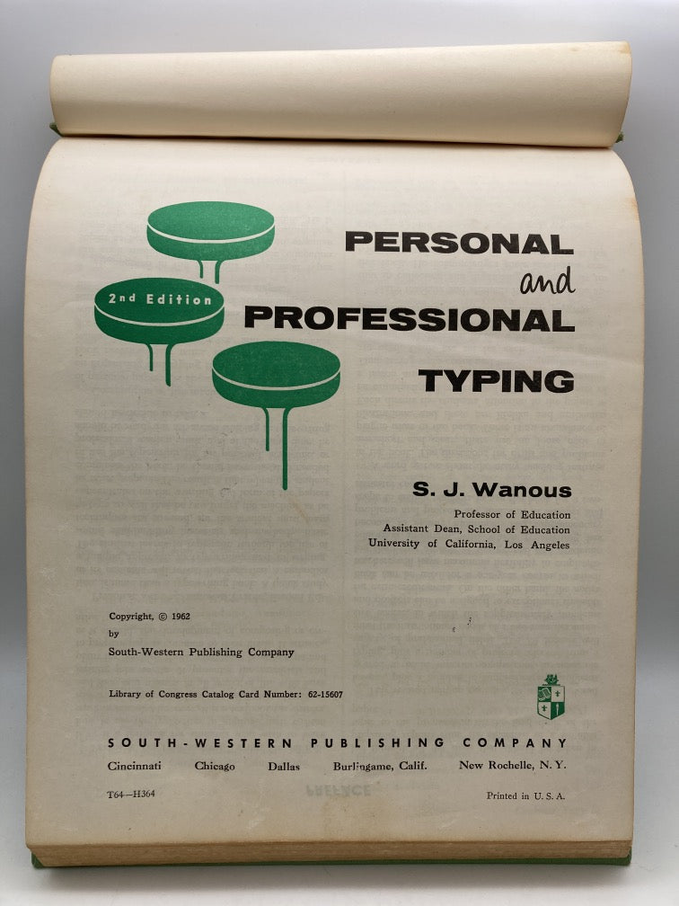 Personal and Professional Typing