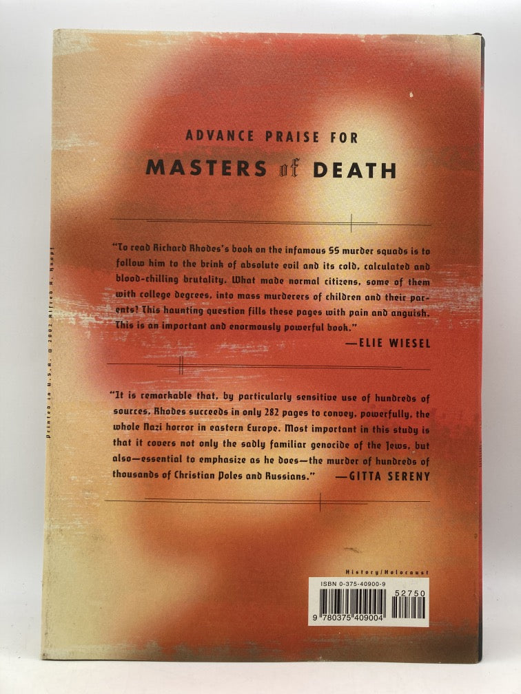 Masters of Death: The SS Einsatzgruppen and the Invention of the Holocaust