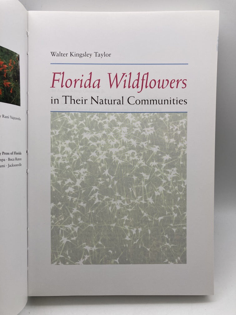 Florida Wildflowers in Their Natural Communities