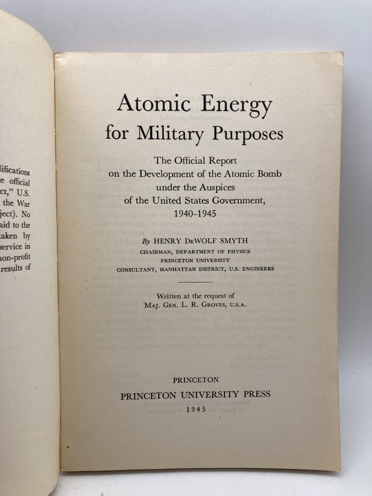Atomic Energy for Military Purposes