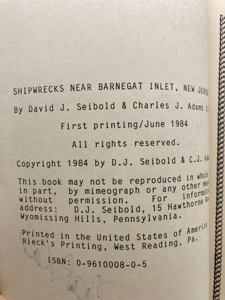 Shipwrecks Near Barnegat Inlet