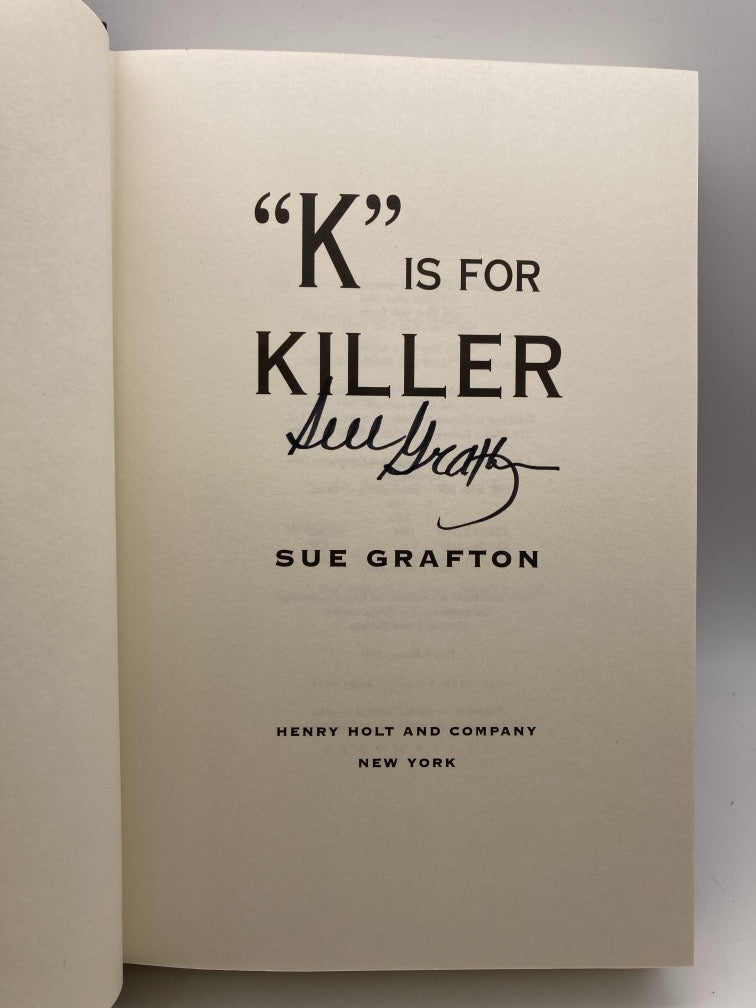 "K" is for Killer (Signed First Edition)