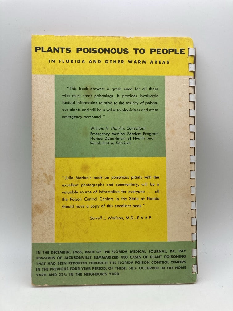 Plants Poisonous to People in Florida and Other Warm Areas