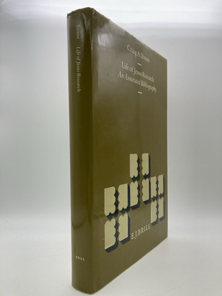 Life of Jesus Research: An Annotated Bibliography