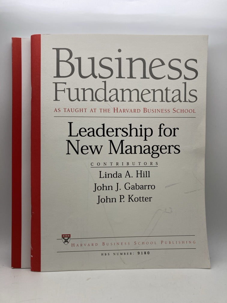 Business Fundamentals as Taught at the Harvard Business School with Discussion Leader's Guides (3 Topics)