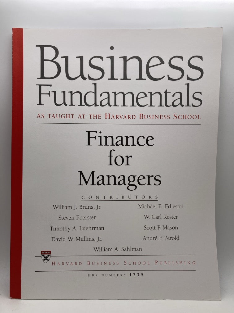 Business Fundamentals as Taught at the Harvard Business School with Discussion Leader's Guides (3 Topics)