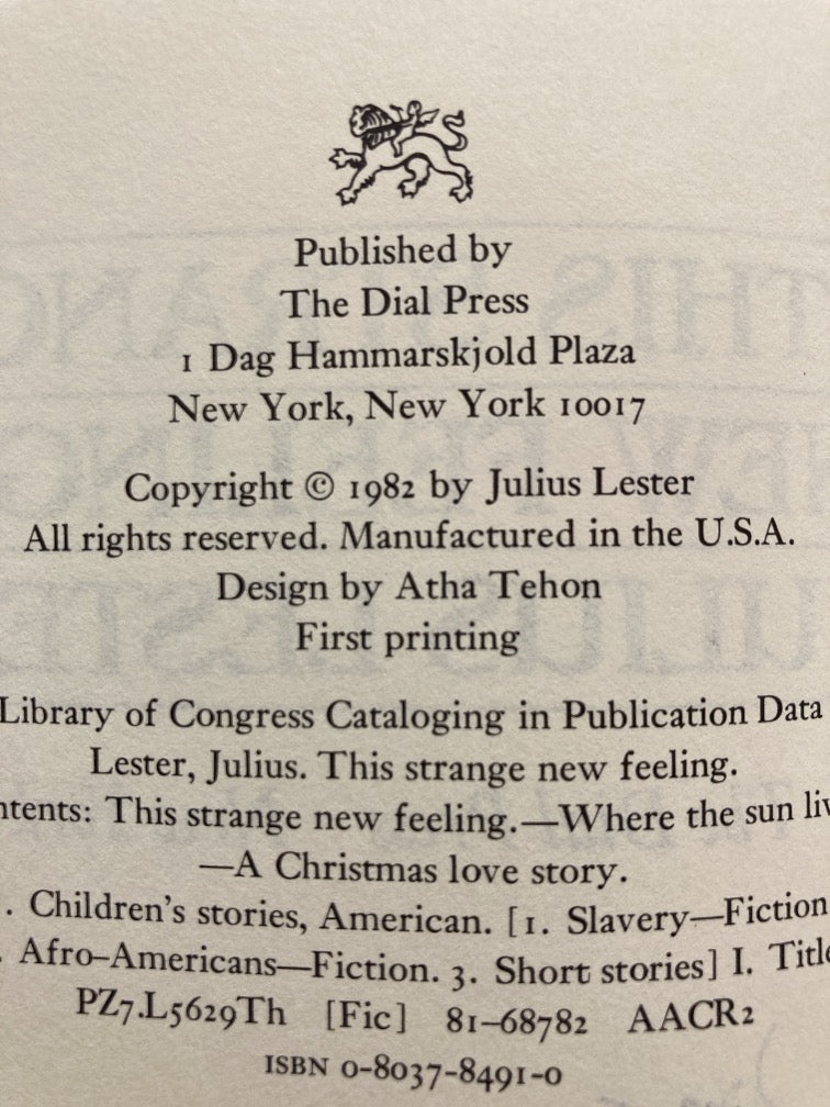 This Strange New Feeling