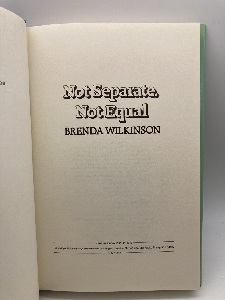 Ludell / Ludell & Willie / Not Separate, Not Equal (Signed First Editions)