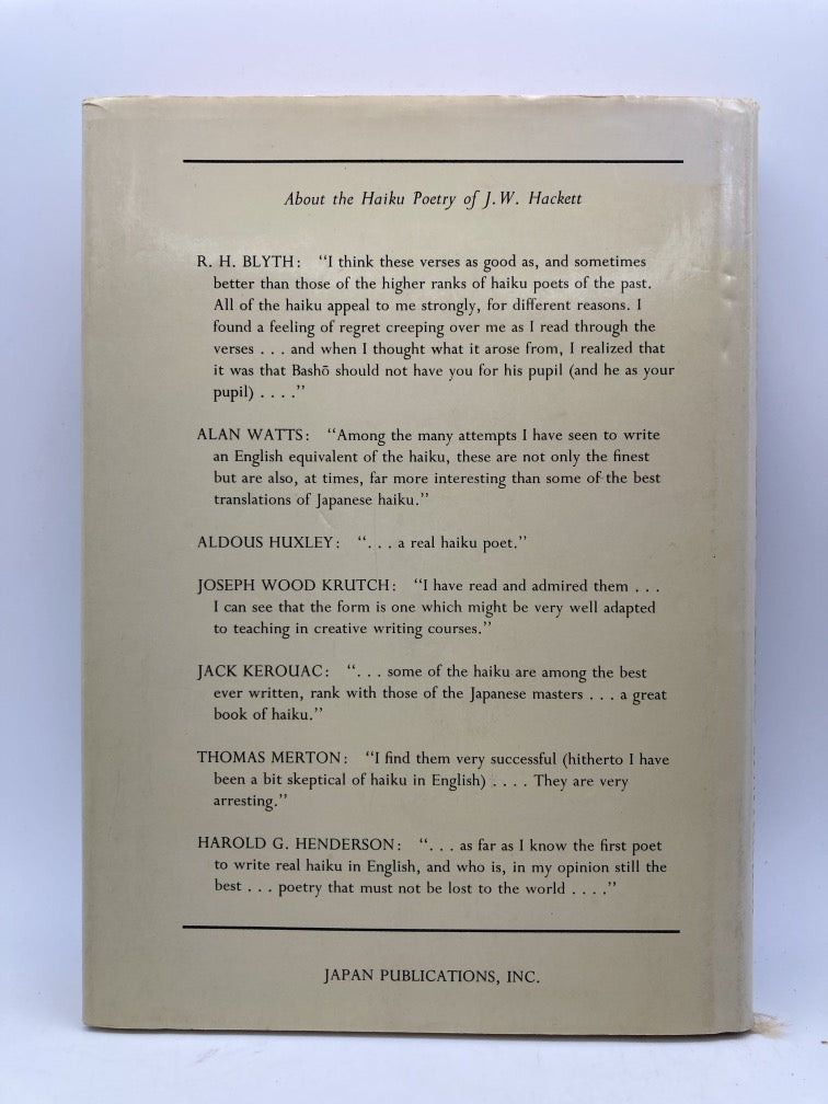 The Zen Haiku and Other Zen Poems of J.W. Hackett