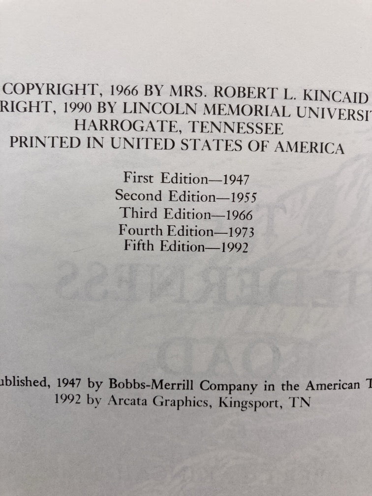 The Wilderness Road: Special Kentucky Bicentennial Reprint