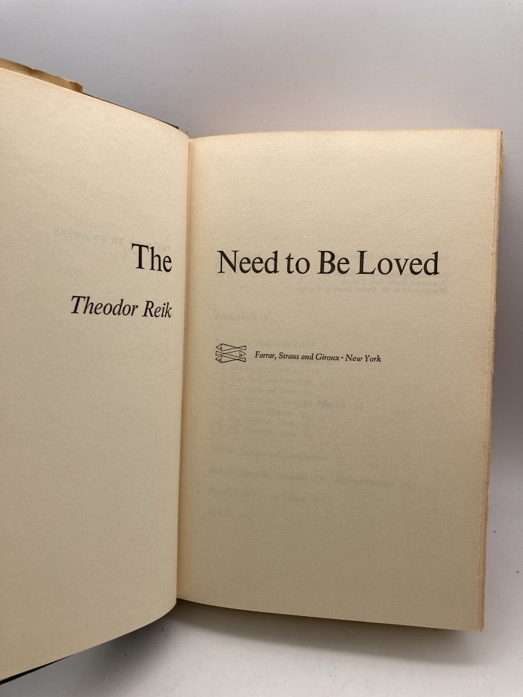 The Need to Be Loved
