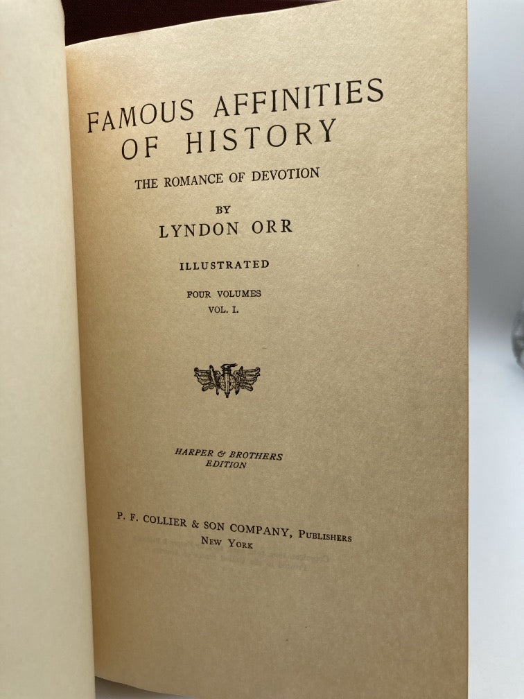 Famous Affinities of History: The Romance of Devotion (4 Volume Set)
