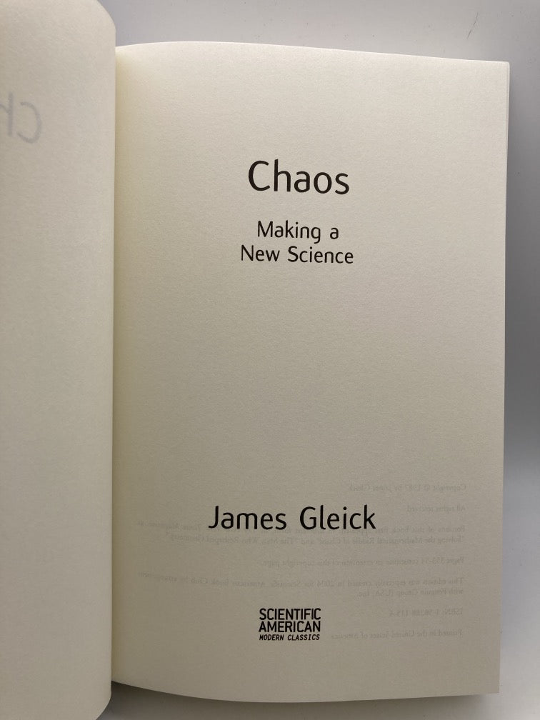 Chaos: Making a New Science