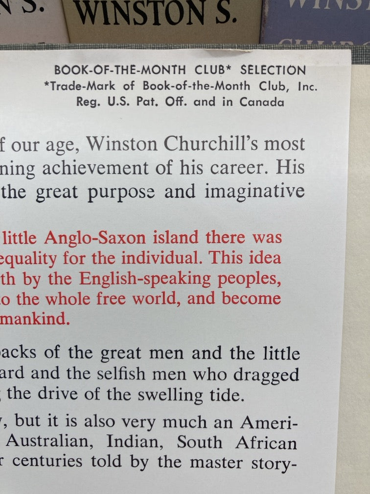 A History of the English Speaking Peoples
