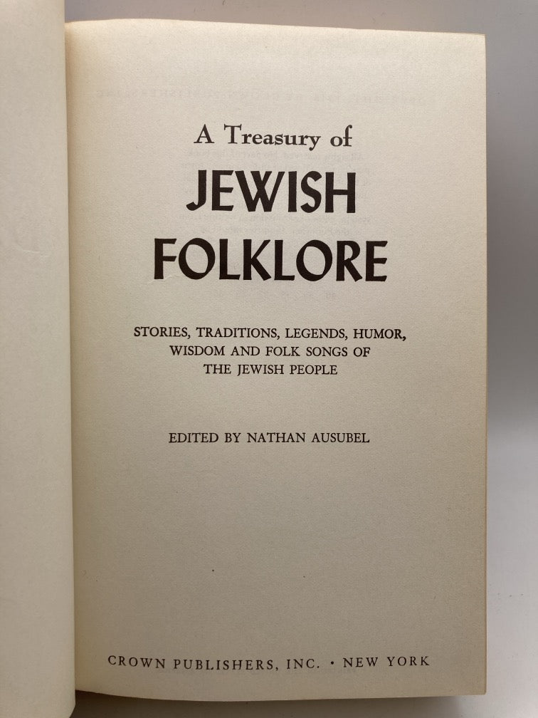 A Treasury of Jewish Folklore