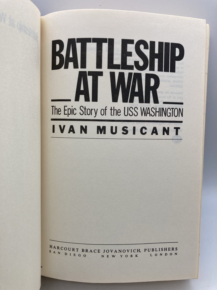 Battleship at War: The Epic Story of the USS Washington
