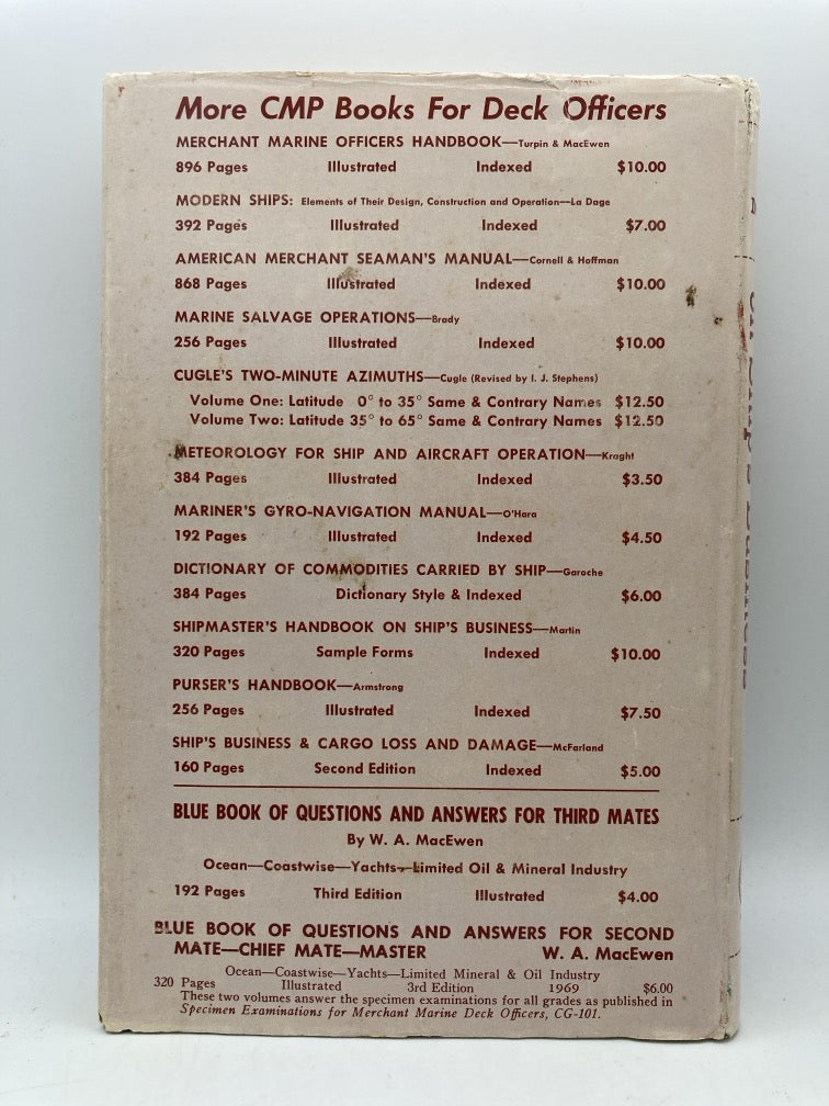 Shipmaster's Handbook on Ship's Business
