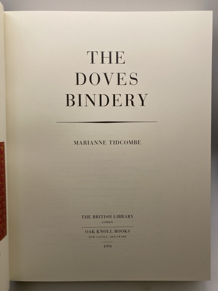 The Doves Bindery