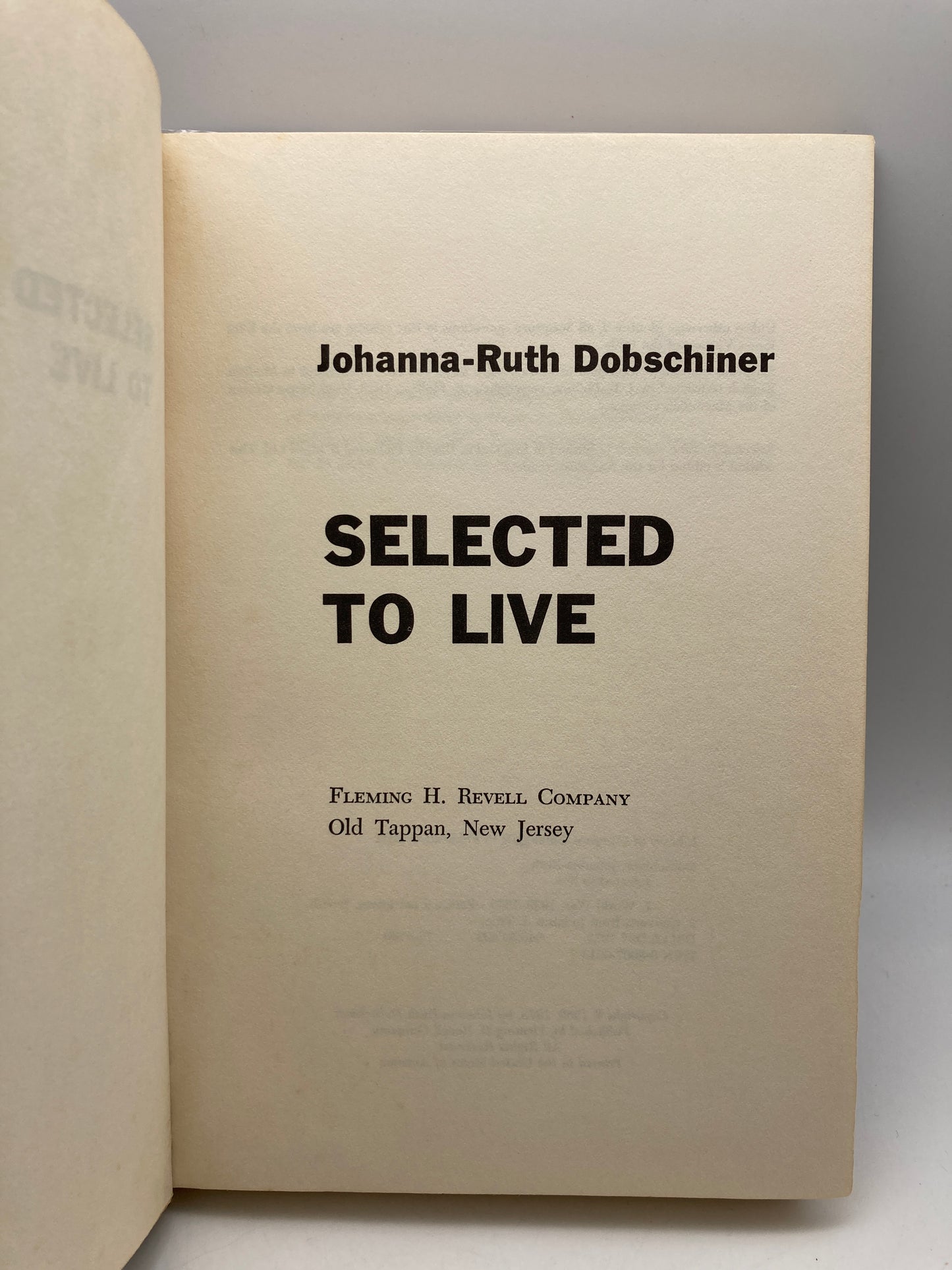 Selected to Live