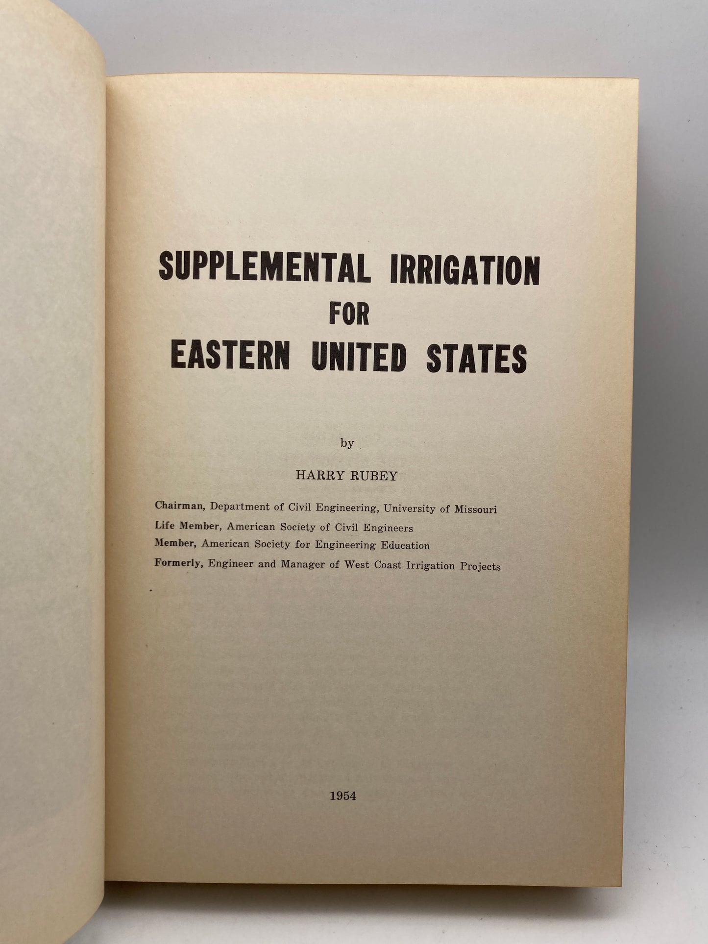 Supplemental Irrigation for Eastern United States