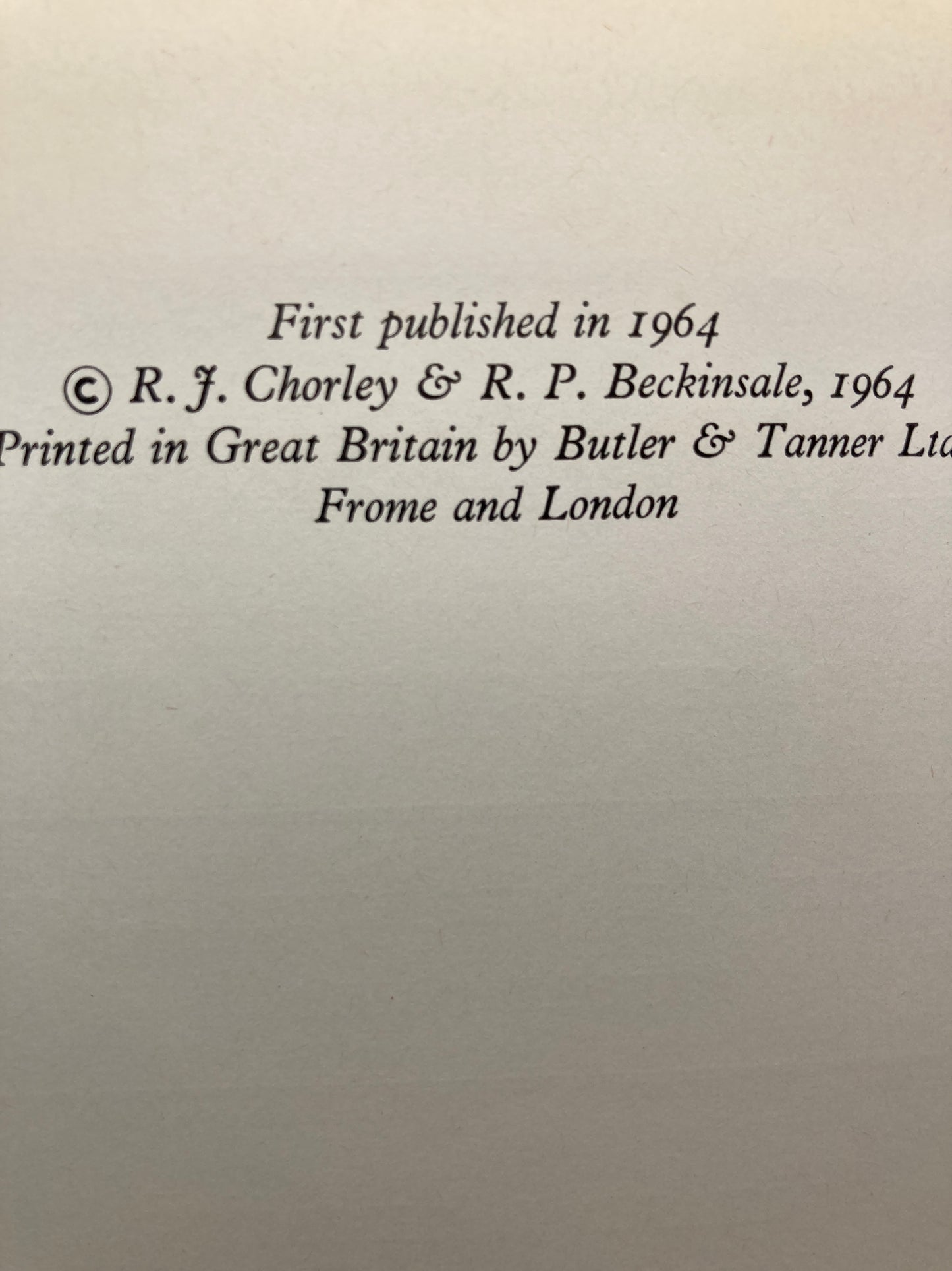 The History of the Study of Landforms: Volume 1