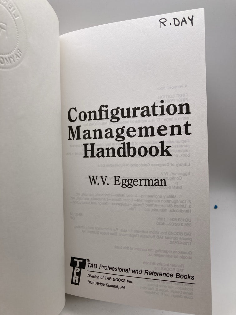 Configuration Management Handbook