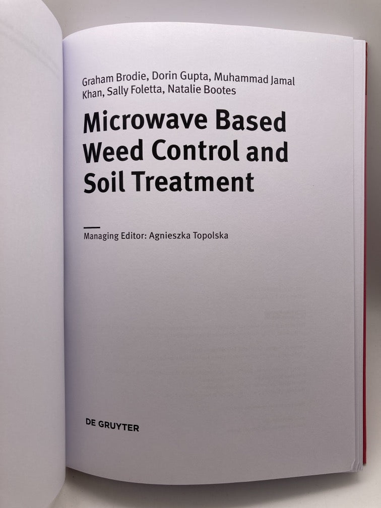 Microwave Based Weed Control and Soil Treatment