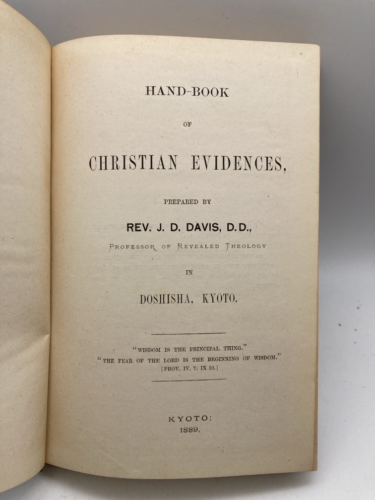 Handbook of Christian Evidences